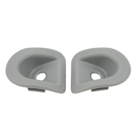 2 Pcs Door Lock Knob Grommet 7R3Z 63220A51 AC Left Driver Door Trim Panel Bezels Replacement for Ford Mustang 2006‑2014 Grey