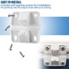 Cooler Plastic Hinges Replacement for Coleman - Replacement Hinges for