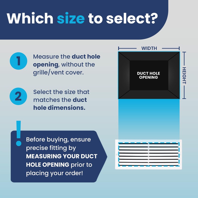 20x8 Inch (Duct Opening) Air Return Vent Cover Decorative –