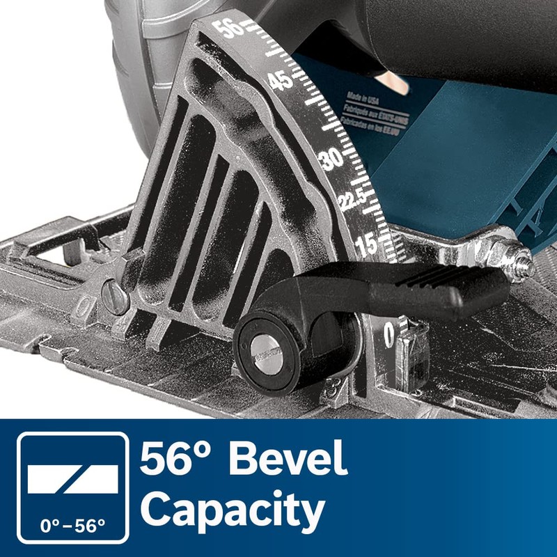 BOSCH CS10 15 Amp Circular Saw 7-1/4 Inch Blade 0-56