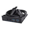 Dpofirs USB 3.2 Front Panel Hub with Floppy Drive Interface