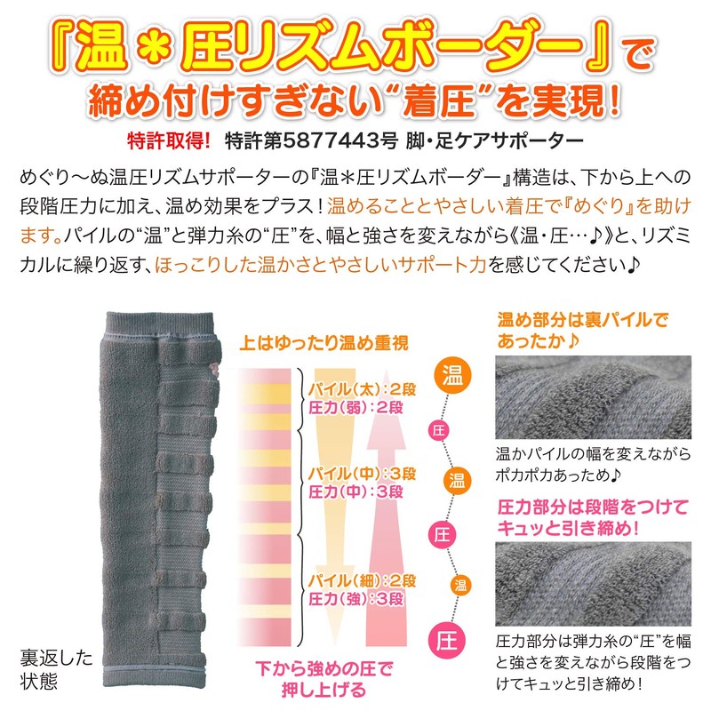 Warm Leg Supporter, One Size Fits Most, Cooling, Swelling Feel,