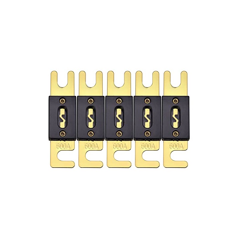 Bumbesti 600A ANL Blade Fuse Gold Plated ANL Fuse 600Amp