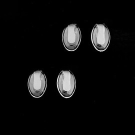 Eyeglasses Nose Pads Push in Rimless Frameless Glasses Frames Replacement for Silhouette Frames Eyewear Pieces