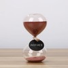 SWISSELITE BILOBA Puff Sand Timer/Hourglass (6 Inch,30 Minutes(+/- 180 seconds),