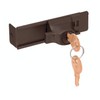 CRL Duranodic Bronze Stick-On Showcase Lock - Keyed Alike by