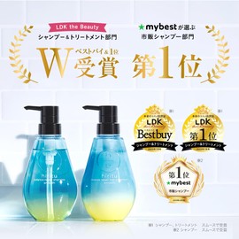 hiritu Balance Repair Shampoo, Hair Treatment, Smooth, Refill Set, Balance Care for Swell & Smooth Hair; Beauty Protein Serum, Balance Keeping Serum, PPT Series/Amino Acid Cleaning Ingredients, Hair Repair Ingredients and Cuticle Care Ingredients Approac