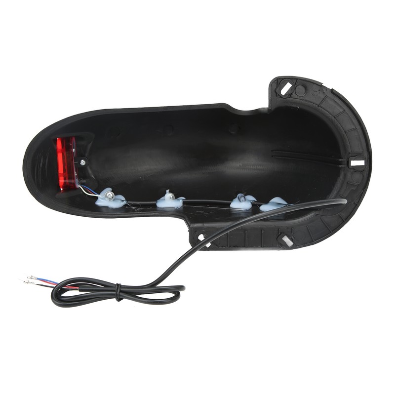 10 Inch Electric Scooter Rear Mudguard with Tail Light Electric