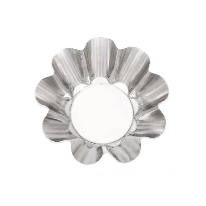 UTHCLO 12Pcs Stainless Steel Tart Pans Reusable Cupcake and Muffin