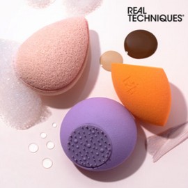 Real Techniques Miracle Cleansing + Skin + Base Sponge / 리얼테크닉스 미라클 클렌징 + 스킨 + 베이스 스펀지