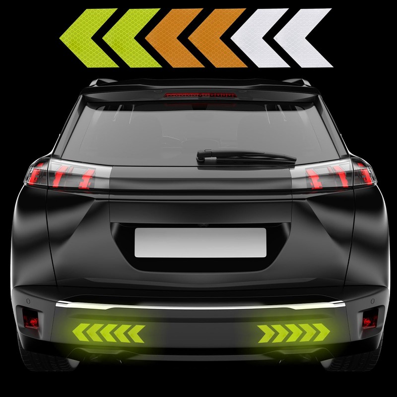 PATIKIL Reflective Stickers, 30 Pcs Safety High Visibility Reflective Sticker