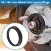 A ABSOPRO Wheel Hub Centric Ring Durable OD 64.1mm to