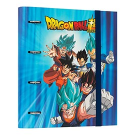 Grupo Erik Ring Binder A4 Slim 4 Rings - Folder A4 Slim Premium Dragon Ball Goku - File Folder 4 Rings - A4 Folder A4 Slim - Ring Binder A4 Lever Arch File A4 Office Accessories School Accessories