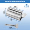 The Original Toothpaste Squeezer Tube Roller Stainless Steel 2 Pieces