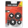 Black + Decker 5-piece Hole Saw Assortment (71-120-ca) (packaging May
