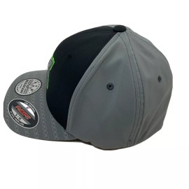 Hooey Baseball Hat Solo III Black With Gray Back Flexfit 2119BKGY-01 S/M