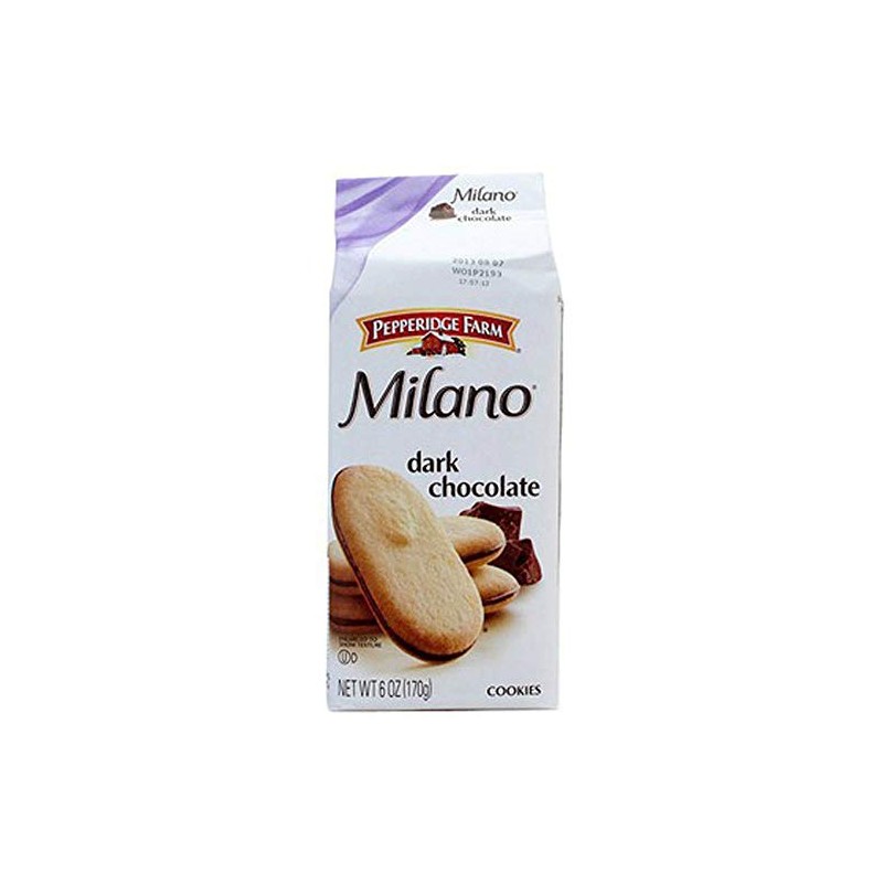 Pepperidge Farm Dark Chocolate Milano Cookies, 6 Ounce (Pack of
