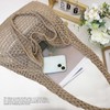 Stizimn Crochet Bags for Women Summer Beach Tote Bag Aesthetic