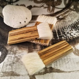 Creative Hobbies 1 7/8" Hake Blender Brush for Watercolor, Wash, Ceramic & Pottery Painting