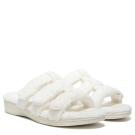 Vionic Adjustable Open-Toe Slipper with Orthotic Arch Marshmellow - 11 Medium