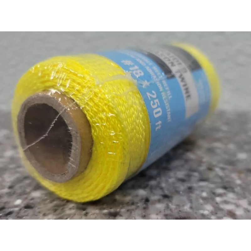 Everbilt (2 Pack) Everbilt Braided Nylon Mason Twine Yellow #18