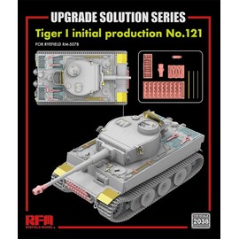 Lifield Model RFM2038 1/35 Tiger I Early Model No. 121 Upgrade Parts Set (RFM5078) Plastic Model Parts