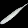 deps Worm Death Adder 6" White & Clear/Silver Flake #31