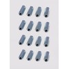 16 Pack 1/4-28 X 7/8" Long Fine Thread Hex Coupling