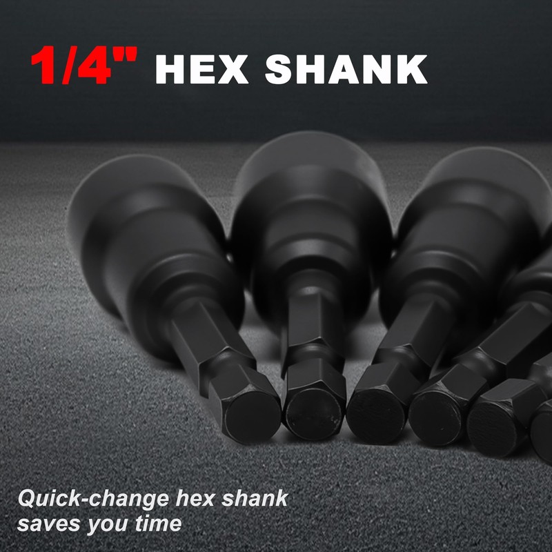 OSTTE 12PCS Magnetic Nut Driver Set, Nut Driver Bit Set