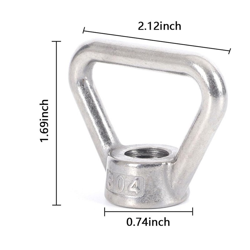 2 pcs of M10 304 Stainless Steel Heavy Duty Lifting