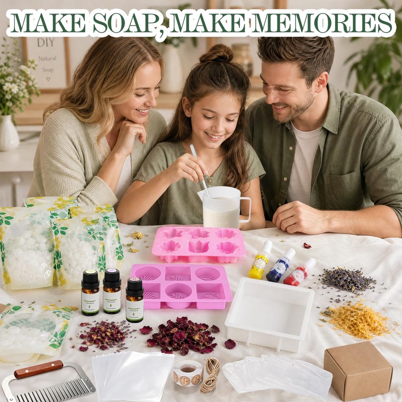 ZEROMX Soap Making Kit for Adults & Beginners Complete Soap