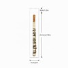 Bustine Trasparente Autoadesivi Lungo 300 Pezzi 5x25cm Sacchetti di Plastica
