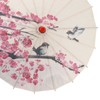 Chinese Oiled Paper Umbrella Handmade Paper Umbrella with Wood Handle