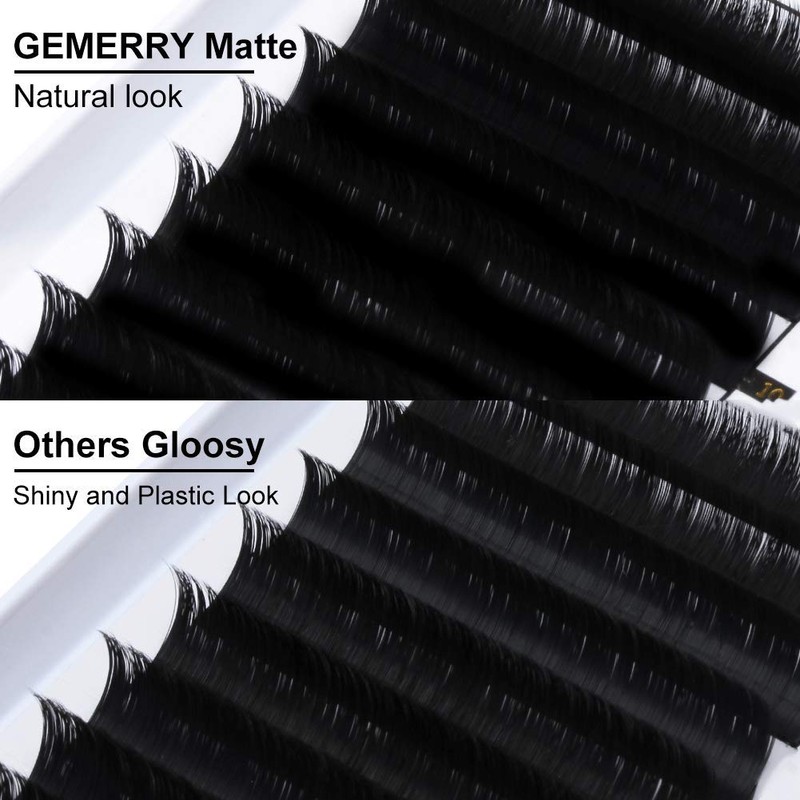 GEMERRY Easy Fan Self-Fanning Volume Eyelashes, 0.07 mm, C Curl