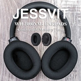 WH-1000XM4 - almohadillas para orejas de malla transpirable de repuesto para auriculares WH1000XM4 WH-1000XM4 – Cojín de oído/orejeras de JESSVIT