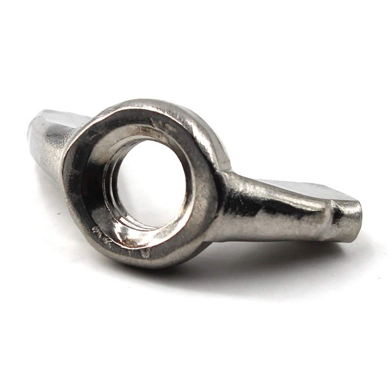 M3(1/8")304 Stainless Steel Butterfly Wing Nut Set,Hand Twist Tighten Hardware
