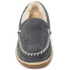 Minnetonka Womens Tempe Moc, Grey, Size 7 Wide