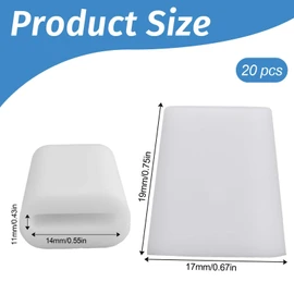 20Pcs Hard Rubber Feet for Sink Grid Sink Protecter Rubber Grid Kitchen Sink Wire Protective Rack Protecter White Rubber Wire Bumpers Sink Protectors for Home Kitchen Sink Rack