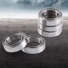 Oumefar Pack of 10 6700zz Thin Profile Ball Bearings Double