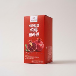 Vitahalo Pomegranate Collagen Sticks 30 pieces 600g 1 piece / 비타할로 석류 콜라겐 스틱 30개 600g 1개 1개