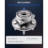 ECCPP Replacement For Wheel Bearing and Hub Assembly For Dodge