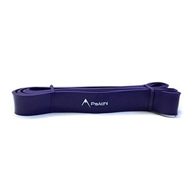 Psychi | Resistance band for Gym Workout Resistance Strength Exercise | Elastic Thera Stretch Mobility Exercise Bands for Powerlifting, Yoga, Climbing, Crossfit, Physio (Purple)