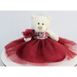 Kinnex Collections by Amanda 20 inch Quince Anos Quinceanera Last Doll Teddy Bear with Dress (Centerpiece) ~ B16631-7