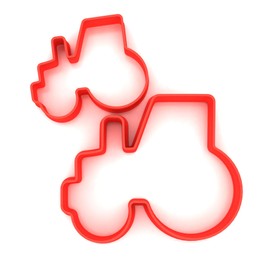 Tractor Set of 2 Value Cookie/Fondant Cutters Pair 5CM + 8CM