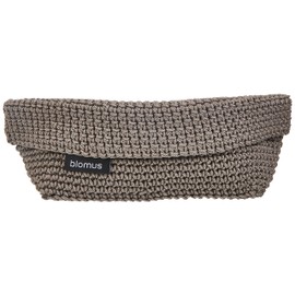 Blomus Crochet Tela Bread Basket Utensil Box Basket L Taupe 68887