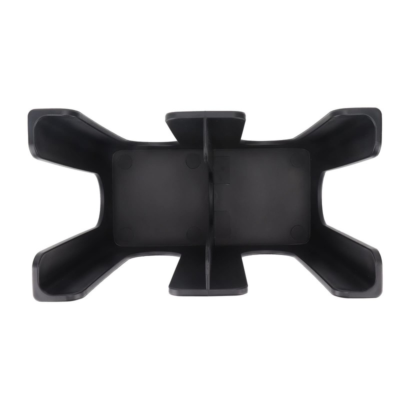 Cup and Lid Holder, Paper Cup Dispenser, 2 Compartments, Black
