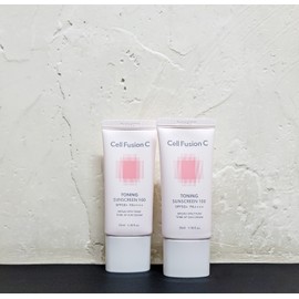 Cell Fusion C Toning Sunscreen 35ml 2-pack / 셀퓨전씨 토닝 썬스크린 35ml 2개 세트