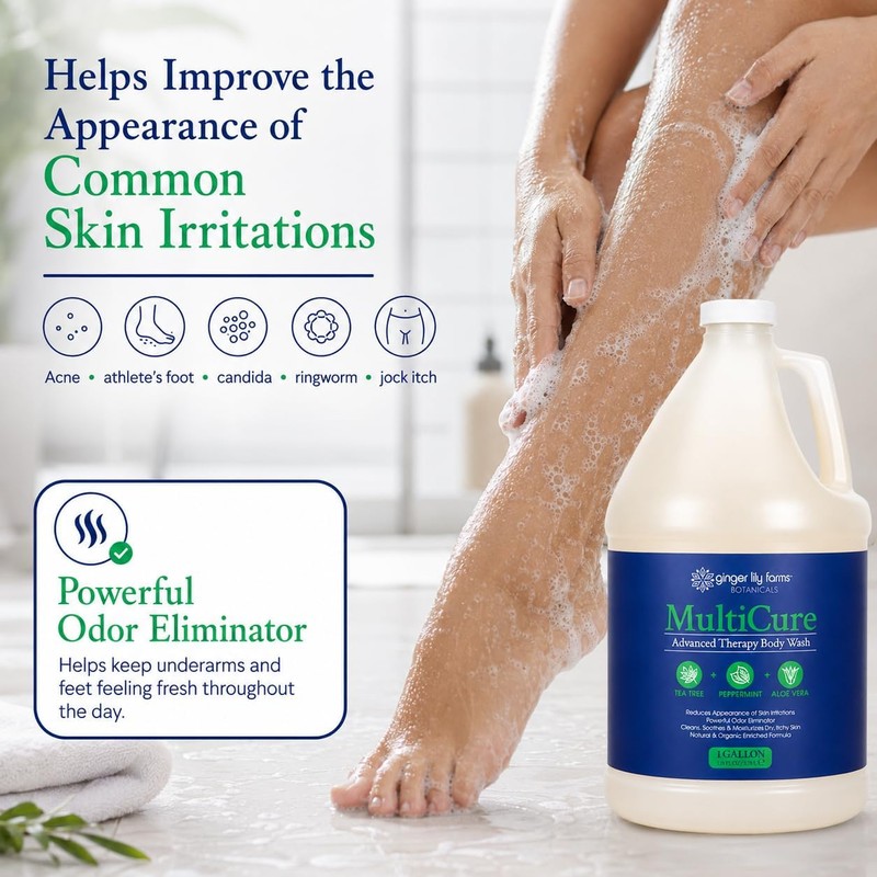 Ginger Lily Farms Botanicals MultiCure Gel Corporal Terapia Avanzada Árbol
