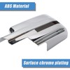AUCERAMIC Chrome Plated Full Mirror Covers Caps Compatible with 2009-2014