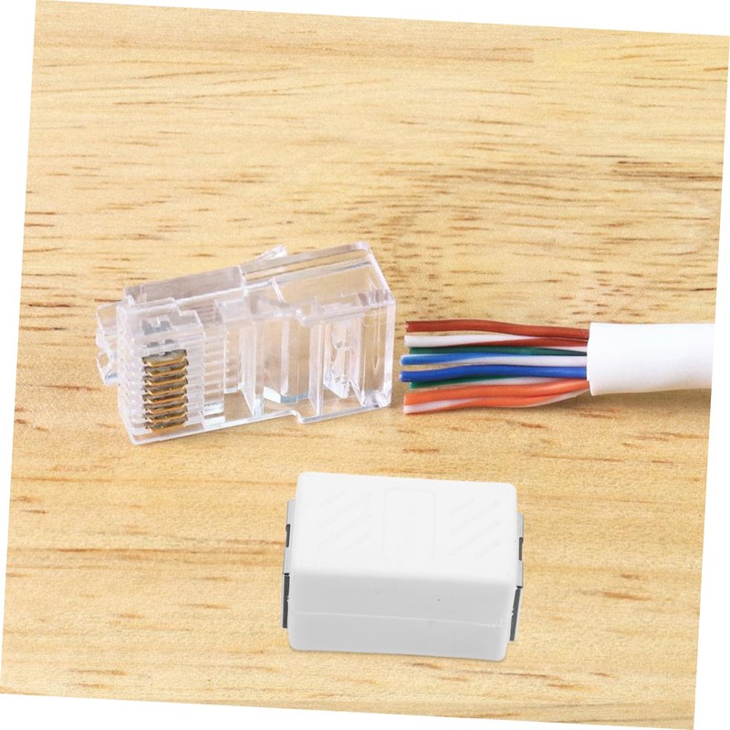 Mikinona Compact Ethernet Adapter Connector Female to Female Coupler for